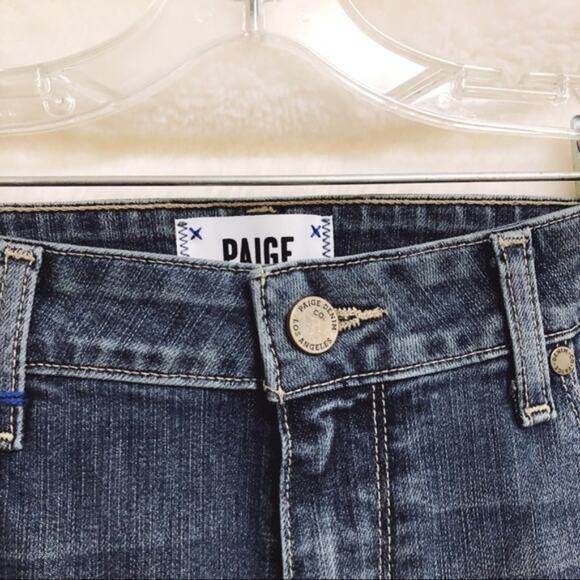 Paige Light Wash Verdugo Ankle Skinny Jeans - Picture 6 of 8